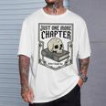 Tales Of The Macabre Skull Book Gothic Books Reading Lover T-Shirt Gifts for Him