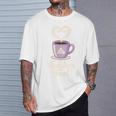Teacher Fuel Coffee Cup Books Apples Educator T-Shirt Gifts for Him