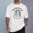 Thou Shalt Not Class Non Shall Class Chained Books Art Premium Tri-Blend T-Shirt Gifts for Him