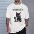 At Times I Think To Myself Drop The Book And Get Stuff Done T-Shirt Gifts for Him