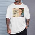 Never Underestimate The Power Of A Girl With A Book Feminist T-Shirt Gifts for Him
