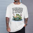 Unearth a Story Frog Reading a Book Summer 2026 Premium Tri-Blend T-Shirt Gifts for Him Unearth a Story Frog Reading a Book Summer 2026 Premium Tri-Blend T-Shirt Gifts for Him