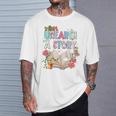 Unearth A Story Library Book Reading Program 2026 Summer T-Shirt Gifts for Him