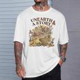 Unearth A Story Summer Reading 2026 Flower Butterfly Book T-Shirt Gifts for Him Unearth A Story Summer Reading 2026 Flower Butterfly Book T-Shirt Gifts for Him