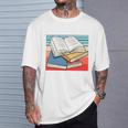 Unpaid Book Critic Book Reader Bookworm Vintage T-Shirt Gifts for Him