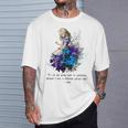 Vintage Book Quote It’s No Use Going Back To Yesterday T-Shirt Gifts for Him