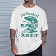 Vintage All Booked For The Summer Book Girl Summer Coquette T-Shirt Gifts for Him