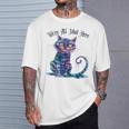 We'Re All Mad Here Cheshire Cat Alice Wonderland Book Boys T-Shirt Gifts for Him We'Re All Mad Here Cheshire Cat Alice Wonderland Book Boys T-Shirt Gifts for Him
