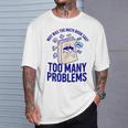 Why Was The Math Book Sad Too Many Problems Math Humor T-Shirt Gifts for Him