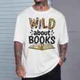 Wild About Books Booklover & Bibliophile T-Shirt Gifts for Him Wild About Books Booklover & Bibliophile T-Shirt Gifts for Him