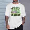 Wild About Reading Books Rhino Pig And Crocodile T-Shirt Gifts for Him Wild About Reading Books Rhino Pig And Crocodile T-Shirt Gifts for Him