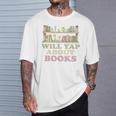 Will Yap About Books Reader Book Nerd Book Reading Lover Premium Tri-Blend T-Shirt Gifts for Him