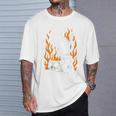 Witchy Creepy Goth Cat Skull Flames Occult Magic Books Comfort Colors Crop Top T-Shirt Gifts for Him Witchy Creepy Goth Cat Skull Flames Occult Magic Books Comfort Colors Crop Top T-Shirt Gifts for Him