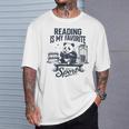 Women's Book Lover Bookish Panda Reading Is My Favorite Sport T-Shirt Gifts for Him Women's Book Lover Bookish Panda Reading Is My Favorite Sport T-Shirt Gifts for Him