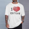 Women's Clifford The Big Red Dog I Heart Clifford Childrens Books T-Shirt Gifts for Him Women's Clifford The Big Red Dog I Heart Clifford Childrens Books T-Shirt Gifts for Him