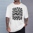 Women's Read Smore Books Camping Reading T-Shirt Gifts for Him Women's Read Smore Books Camping Reading T-Shirt Gifts for Him
