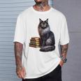 Women's Smokey Maine Coon Cat Book Lover T-Shirt Gifts for Him Women's Smokey Maine Coon Cat Book Lover T-Shirt Gifts for Him