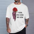 Women's Smutty Book ShirtI Vow You Vow We Vow Merch Dark Romance T-Shirt Gifts for Him