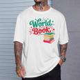 World Book Day 2026 Costume Girls Boys Books Lover Women Men T-Shirt Gifts for Him