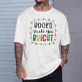 XboE Books Make Bright Christmas Light Merry Xmas Bookworm T-Shirt Gifts for Him XboE Books Make Bright Christmas Light Merry Xmas Bookworm T-Shirt Gifts for Him