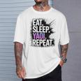 Yaoi Eat Sleep Repeat Manga Anime Book Premium Tri-Blend T-Shirt Gifts for Him