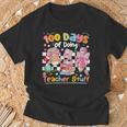 100th Day Of School Teacher 100 Days Coffee Books T-Shirt Gifts for Old Men 100th Day Of School Teacher 100 Days Coffee Books T-Shirt Gifts for Old Men