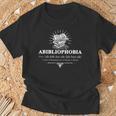 Abibliophobia Fear Of Running Out Of Books Novel Library T-Shirt Gifts for Old Men