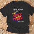 Art Painting School Teacher Superhero Superpower Comic Book For Men Women T-Shirt Gifts for Old Men