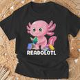 Axolotl Book Reading Bookworm Readolotl Mexican Salamander T-Shirt Gifts for Old Men Axolotl Book Reading Bookworm Readolotl Mexican Salamander T-Shirt Gifts for Old Men