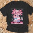 Axolotl Books Readsalotl Reading Bookworm Boys Girls Kids T-Shirt Gifts for Old Men Axolotl Books Readsalotl Reading Bookworm Boys Girls Kids T-Shirt Gifts for Old Men