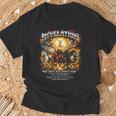 ON Back Book Of Revelation 4 Horsemen Of The Apocalypse T-Shirt Gifts for Old Men