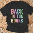 BACK TO THE BOOKS Happy First Day School Future Grads T-Shirt Gifts for Old Men