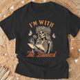 Banned Book Reading Squad Bookish I'm With The Banned T-Shirt Gifts for Old Men