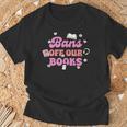 Bans Off Our Books Quote T-Shirt Gifts for Old Men