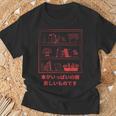 Beautiful Bookshelf Art Japanese Style Or Book Lovers T-Shirt Gifts for Old Men Beautiful Bookshelf Art Japanese Style Or Book Lovers T-Shirt Gifts for Old Men