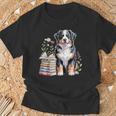 Bernese Mountain Dog Berner Bookworm Flowers Book Reading T-Shirt Gifts for Old Men Bernese Mountain Dog Berner Bookworm Flowers Book Reading T-Shirt Gifts for Old Men