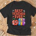 Best Teacher Ever Cute Apple Books School Classroom Vibes T-Shirt Gifts for Old Men Best Teacher Ever Cute Apple Books School Classroom Vibes T-Shirt Gifts for Old Men