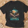 The Book Was Better Literature Reading Bookworm T-Shirt Gifts for Old Men The Book Was Better Literature Reading Bookworm T-Shirt Gifts for Old Men