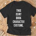 This Is My Book Character Costume For Book Lovers T-Shirt Gifts for Old Men This Is My Book Character Costume For Book Lovers T-Shirt Gifts for Old Men