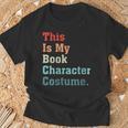 This Is My Book Character Costume For Book Lovers Vintage T-Shirt Gifts for Old Men This Is My Book Character Costume For Book Lovers Vintage T-Shirt Gifts for Old Men