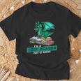 Im A Book Dragon Not A Worm Dragon T-Shirt Gifts for Old Men Im A Book Dragon Not A Worm Dragon T-Shirt Gifts for Old Men