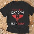 I Am A Book Dragon Not A Worm T-Shirt Gifts for Old Men I Am A Book Dragon Not A Worm T-Shirt Gifts for Old Men