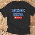 Book Fair Vibes Kids Retro Book Fair Book Lover T-Shirt Gifts for Old Men