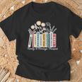 Book Flower Marriage Family Therapist Counseling Therapy T-Shirt Gifts for Old Men Book Flower Marriage Family Therapist Counseling Therapy T-Shirt Gifts for Old Men