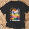 Book Flower Radicalized By Basic Decency Feminist LGBT 2026 T-Shirt Gifts for Old Men