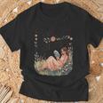 Book Girl Summer Vacation Bookworm Beach Girly T-Shirt Gifts for Old Men