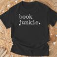 Book Junkie Reading T-Shirt Gifts for Old Men Book Junkie Reading T-Shirt Gifts for Old Men