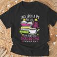 Book Lover & Coffee Reader Reading Quote Women & Girls T-Shirt Gifts for Old Men