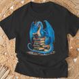 Book Lover Bookworm Reading Books Dragon T-Shirt Gifts for Old Men Book Lover Bookworm Reading Books Dragon T-Shirt Gifts for Old Men