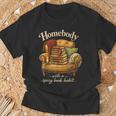 Book Lover Homebody With A Spicy Book Habit T-Shirt Gifts for Old Men